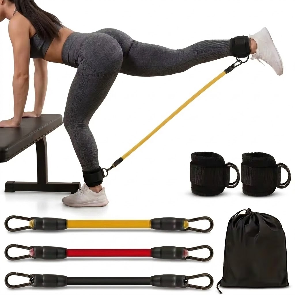 Juego de bandas de resistencia - Yoga Fitness Resistance Band reseña y precio